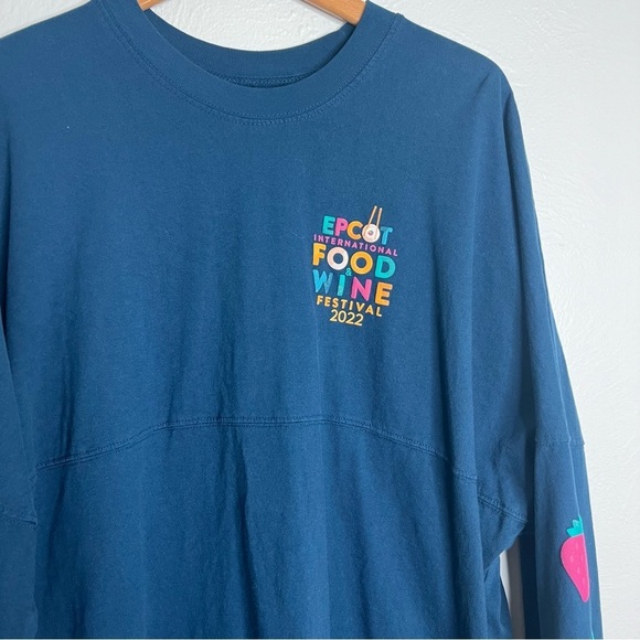 Disney Spirit Jersey Blue Epcot Food & Wine Festival 2022 Pullover Top Size XXL - Picture 3 of 10